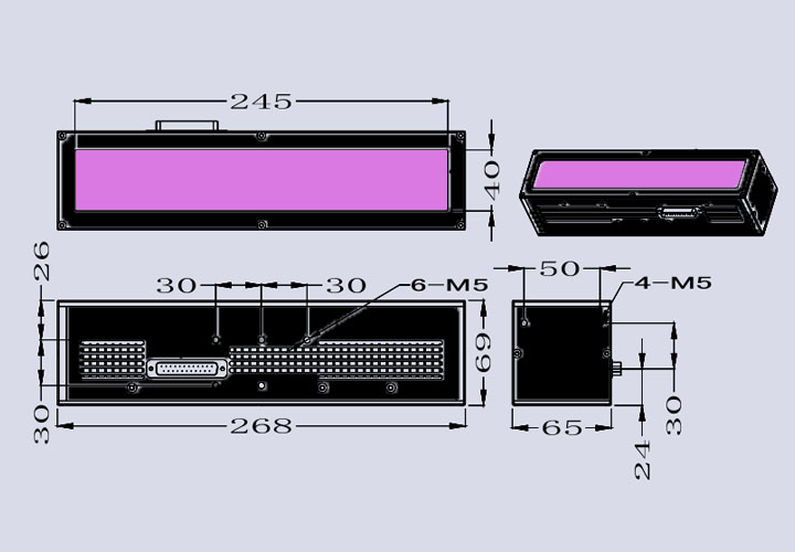 UVLED面光源 uv彩印固化機-245×40(圖3)