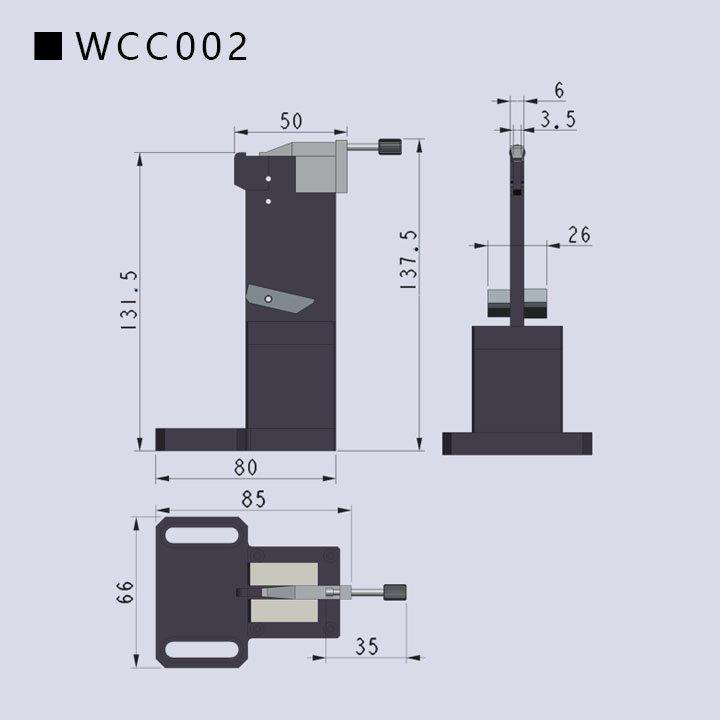 波導芯片夾具WCC002(圖2)