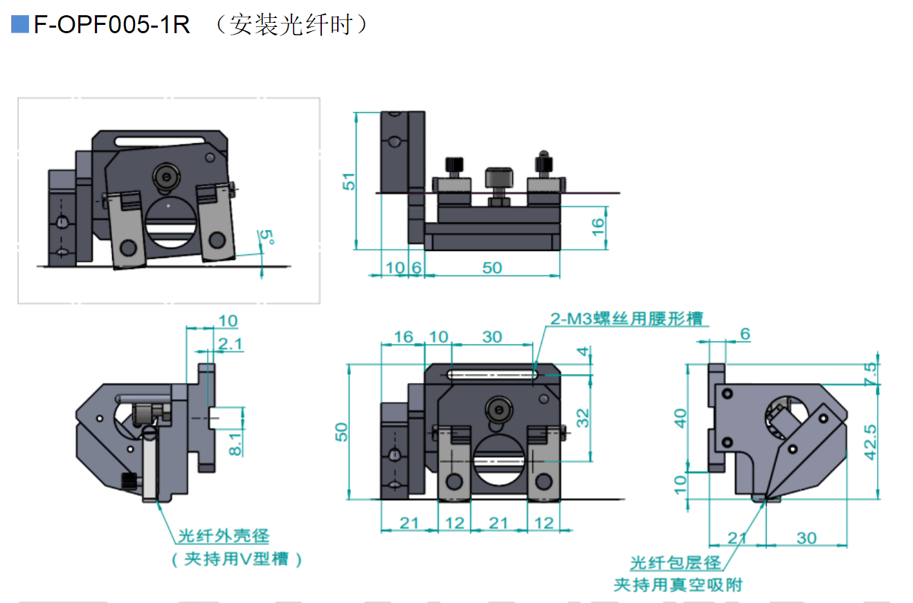 復坦希接近式光纖夾具(圖2)